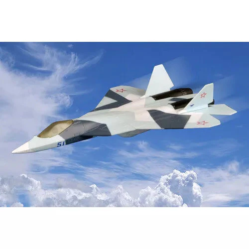 Hobby Boss Russian T-50 PAK-FA Plastic Model Kit 200mm - Image 2