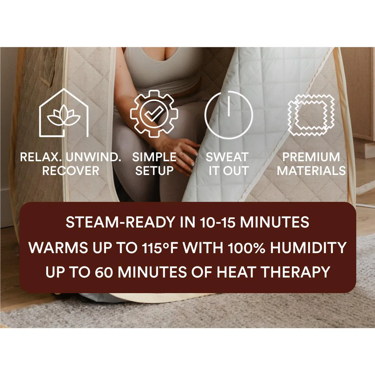 Homedics Portable Steam Sauna - Image 8