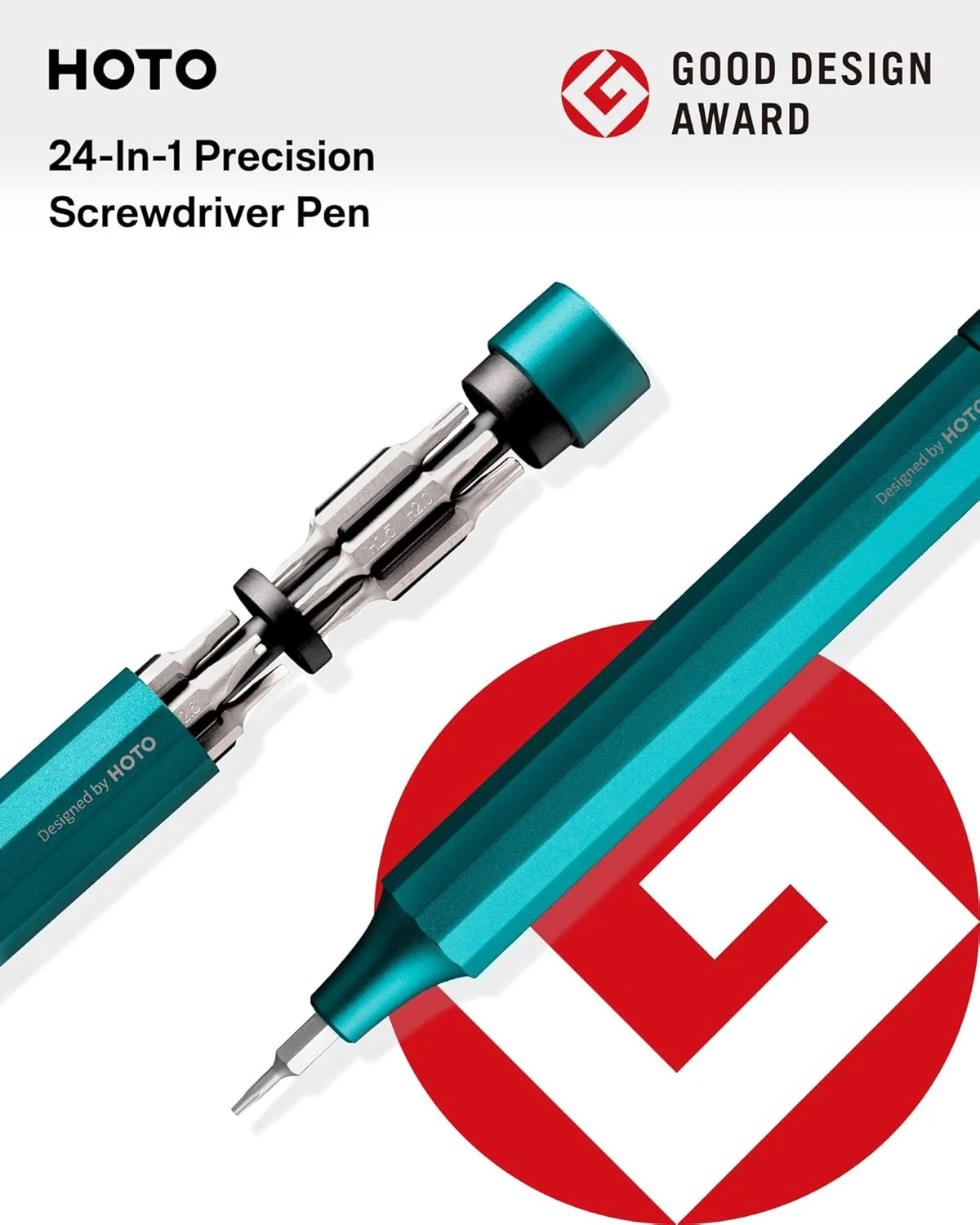 HOTO Manual Precision Screwdriver Pen Pocket Tool (Blue) - Image 2