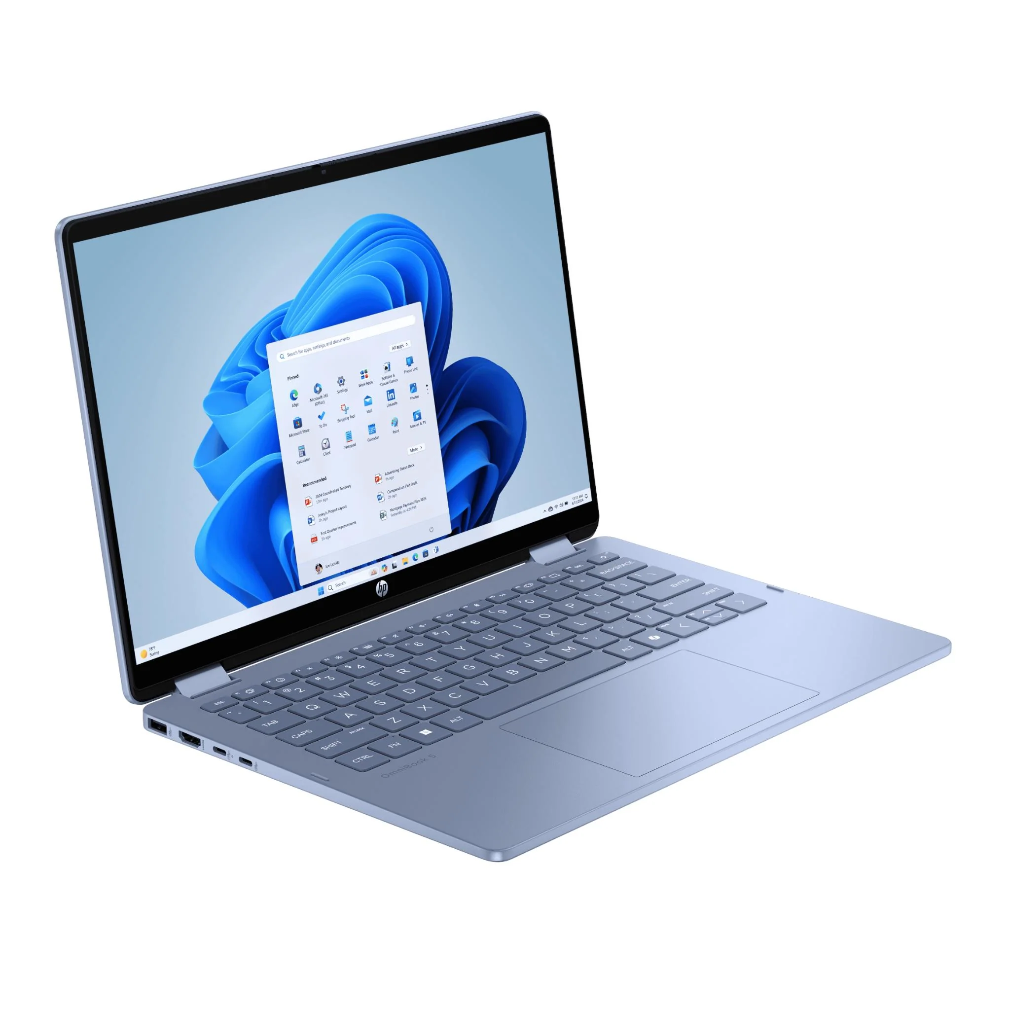 HP OmniBook 5 Flip 14" WUXGA 2-in-1 Laptop (Intel Core 5)[256GB/Blue] - Image 4