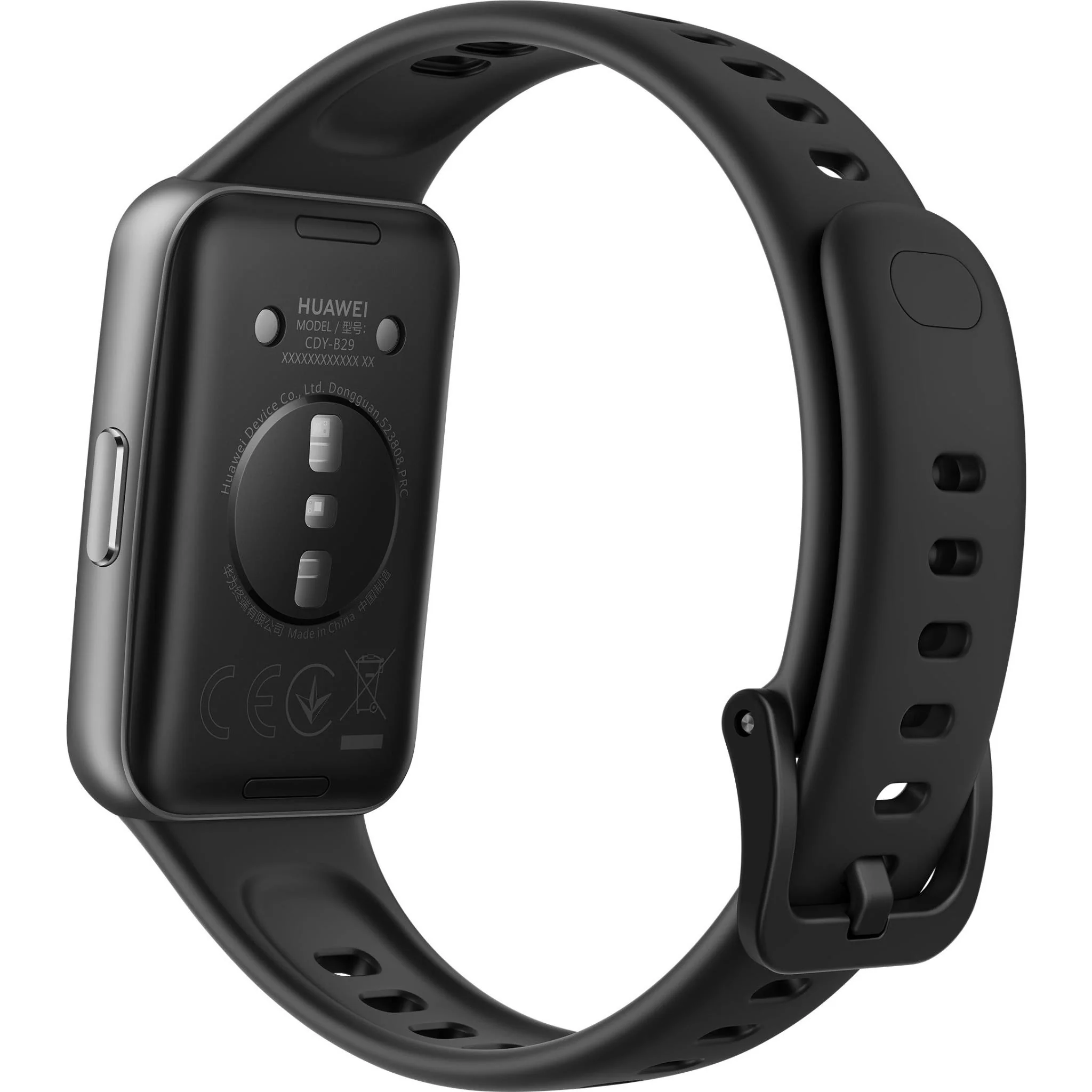 Huawei Band 11 Aluminium Alloy Case with Fluoroelastomer Strap (Black) - Image 3