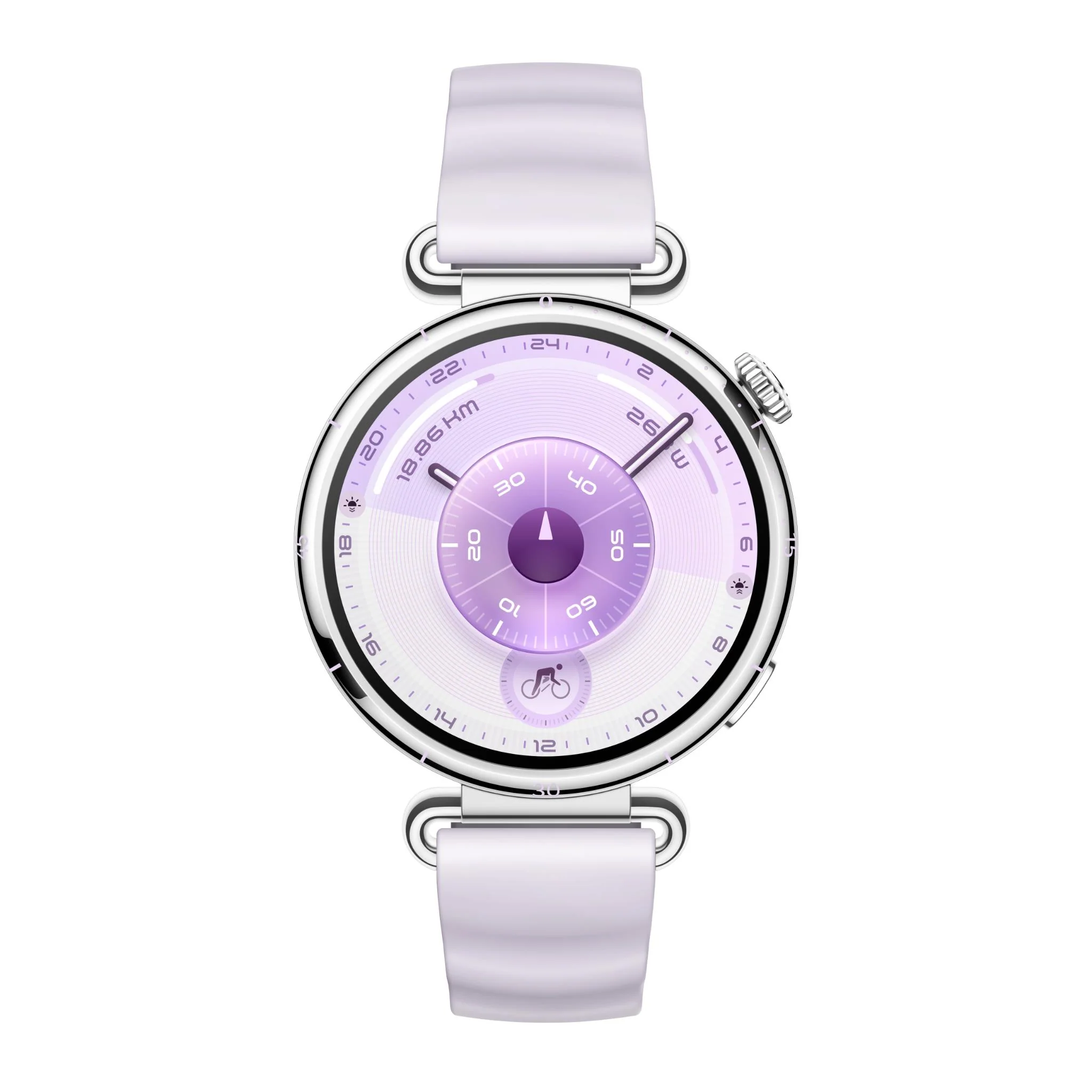 Huawei Watch GT 6 41mm  (Purple Fluoroelastomer Strap) - Image 2
