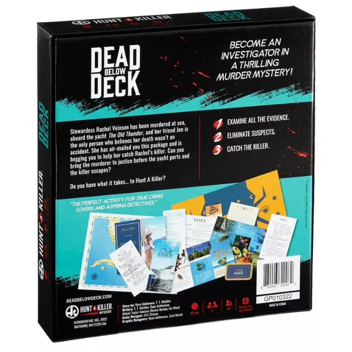 Hunt A Killer Dead Below Deck Party Game - Image 2