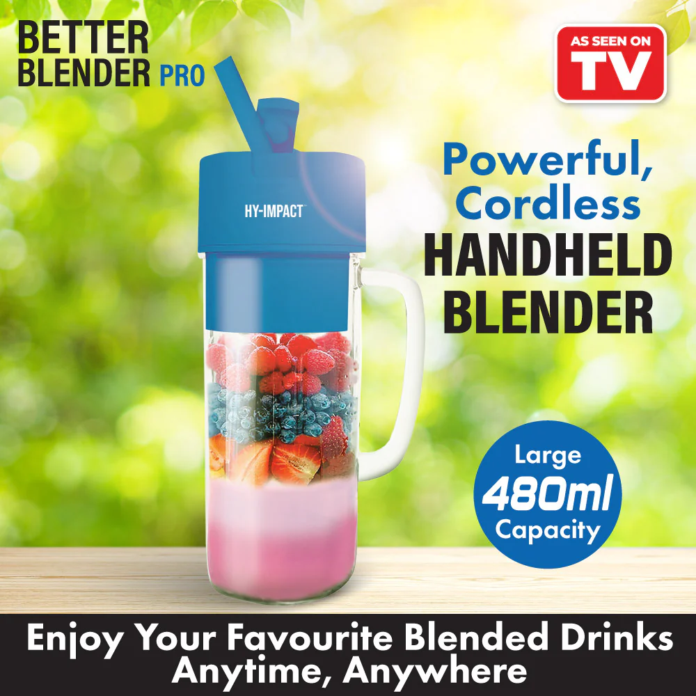 Hy-Impact Better Blender Pro, Powerful Cordless Handheld Blender - Image 2