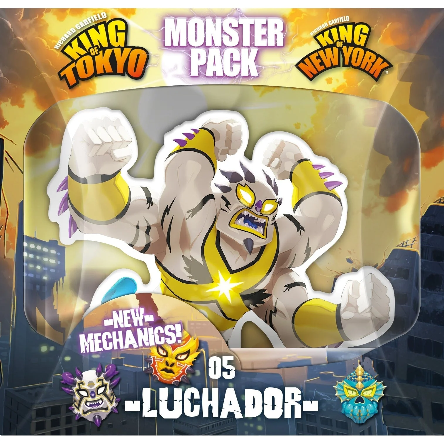 Iello King of Tokyo Luchador Monster Pack Game - Image 3