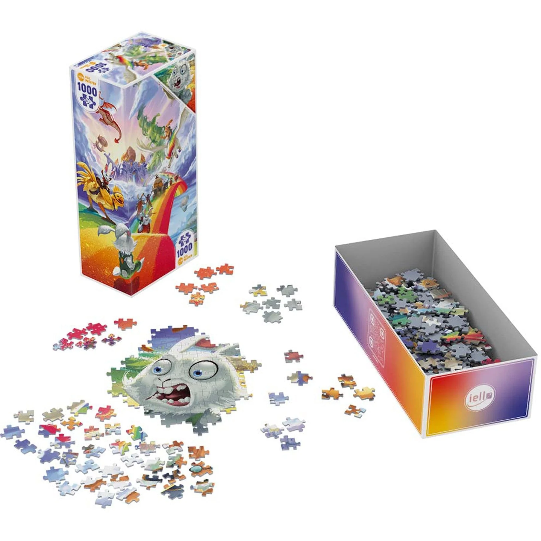 IELLO Puzzle Twist Bunny Kingdom In The Sky 1000-Pieces - Image 3
