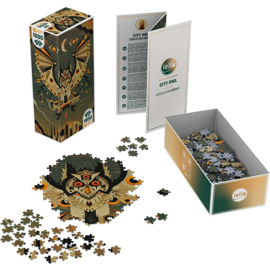 IELLO Puzzle Universe City Owl #12 1000 pieces - Image 2