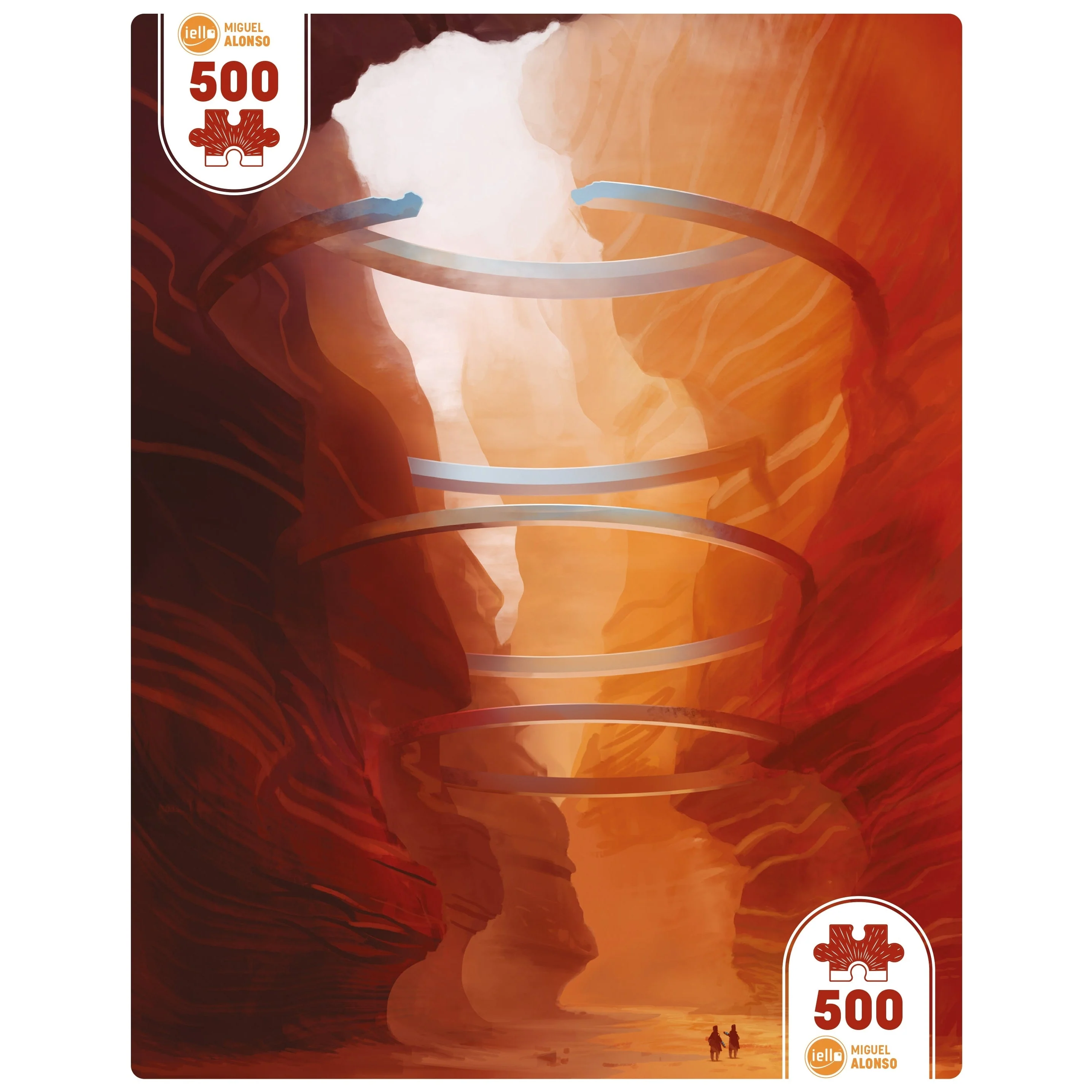 IELLO Puzzle Universe Desert Rings #3 500 pieces - Image 3