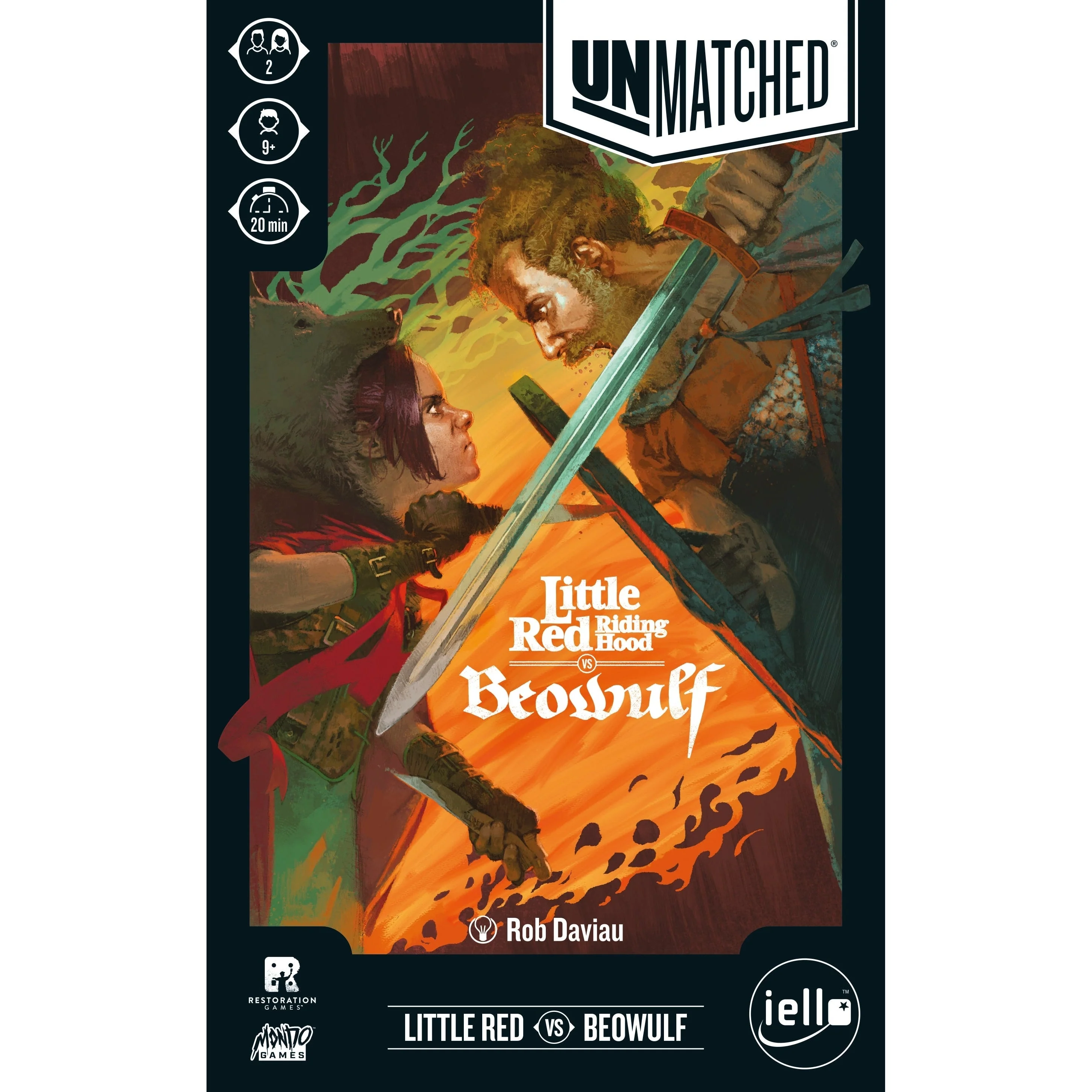 Iello Unmatched Little Red Riding Hood vs Beowulf Foil Promo Card - Image 2