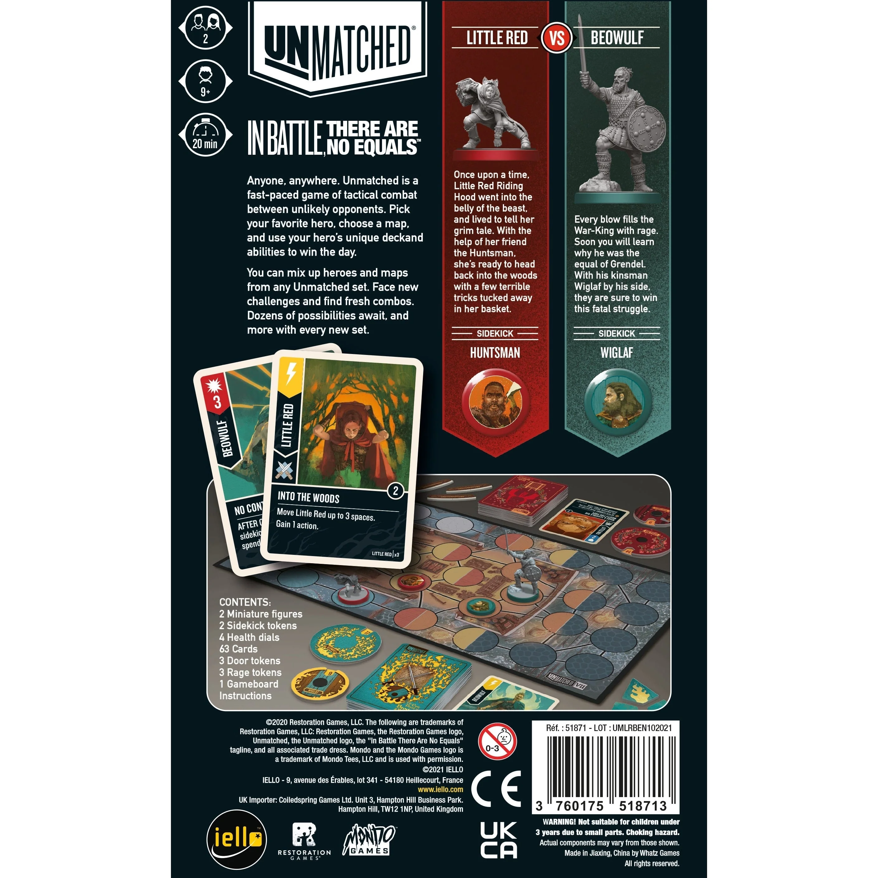 Iello Unmatched Little Red Riding Hood vs Beowulf Foil Promo Card - Image 3
