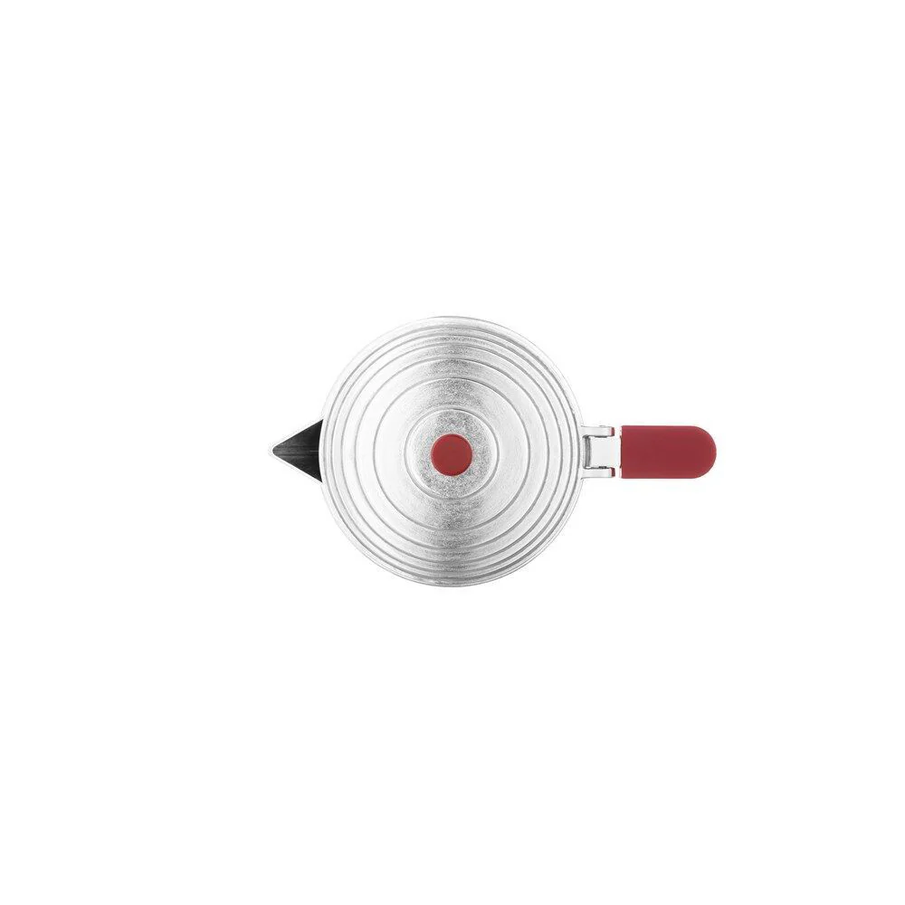 Illy Moka Pot Alessi Pulcina Stovetop Espresso Coffee Maker 150ml Red - Image 2