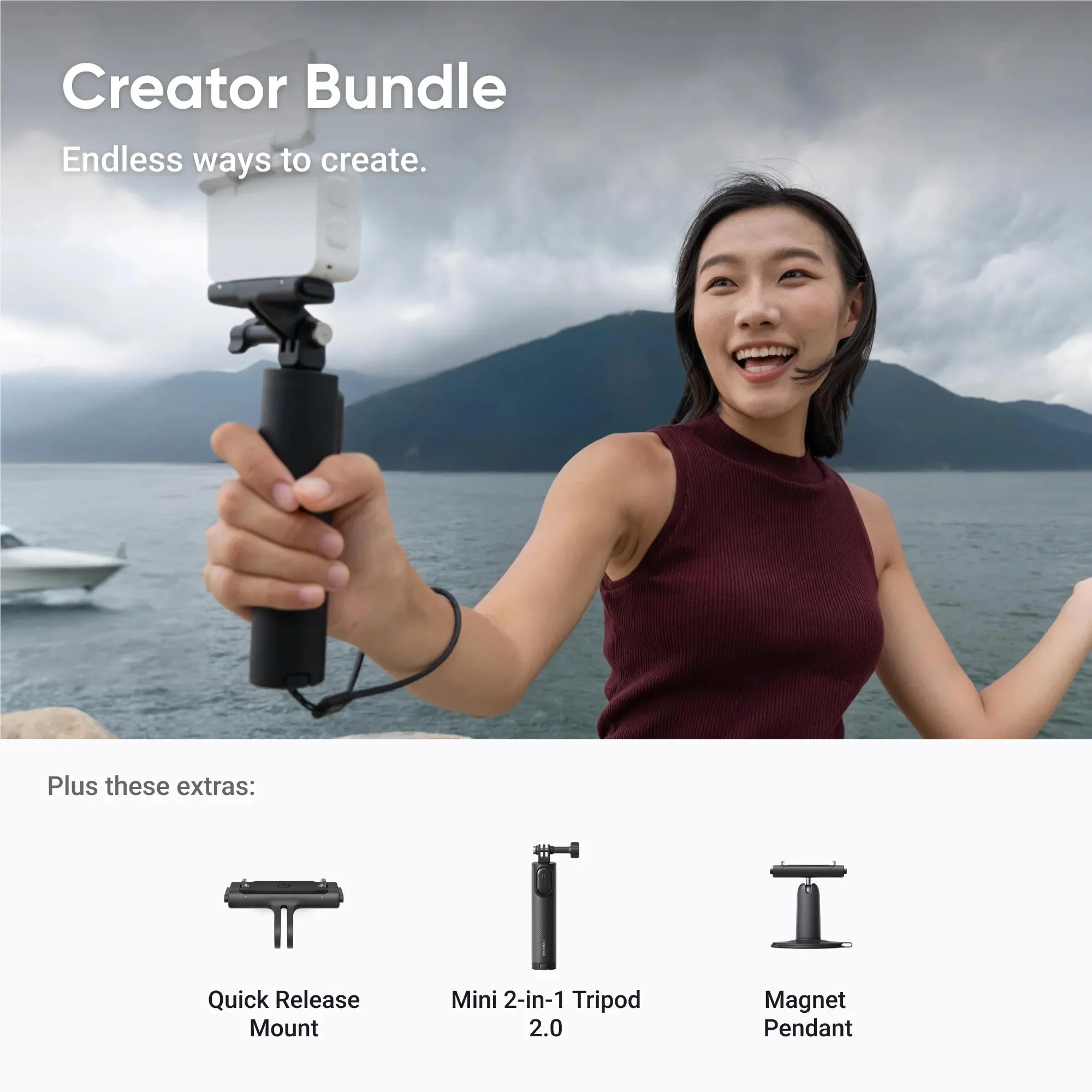 Insta360 Go Ultra Action Cam Creator Bundle (Black) - Image 7