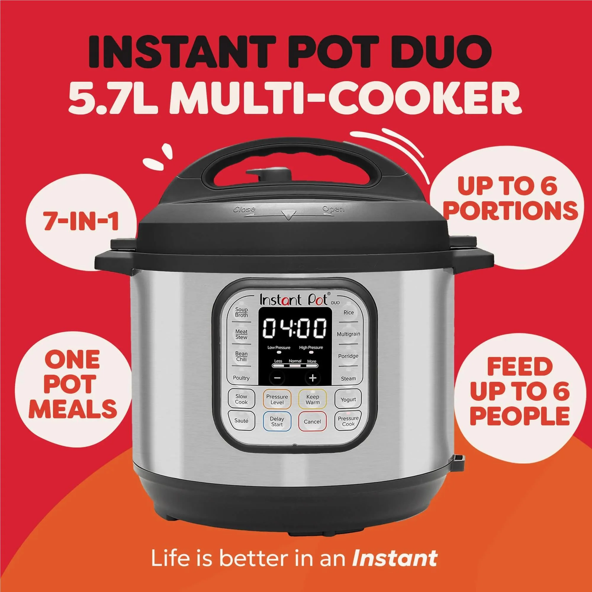 Instant Pot Duo 5.7L Multicooker - Image 2