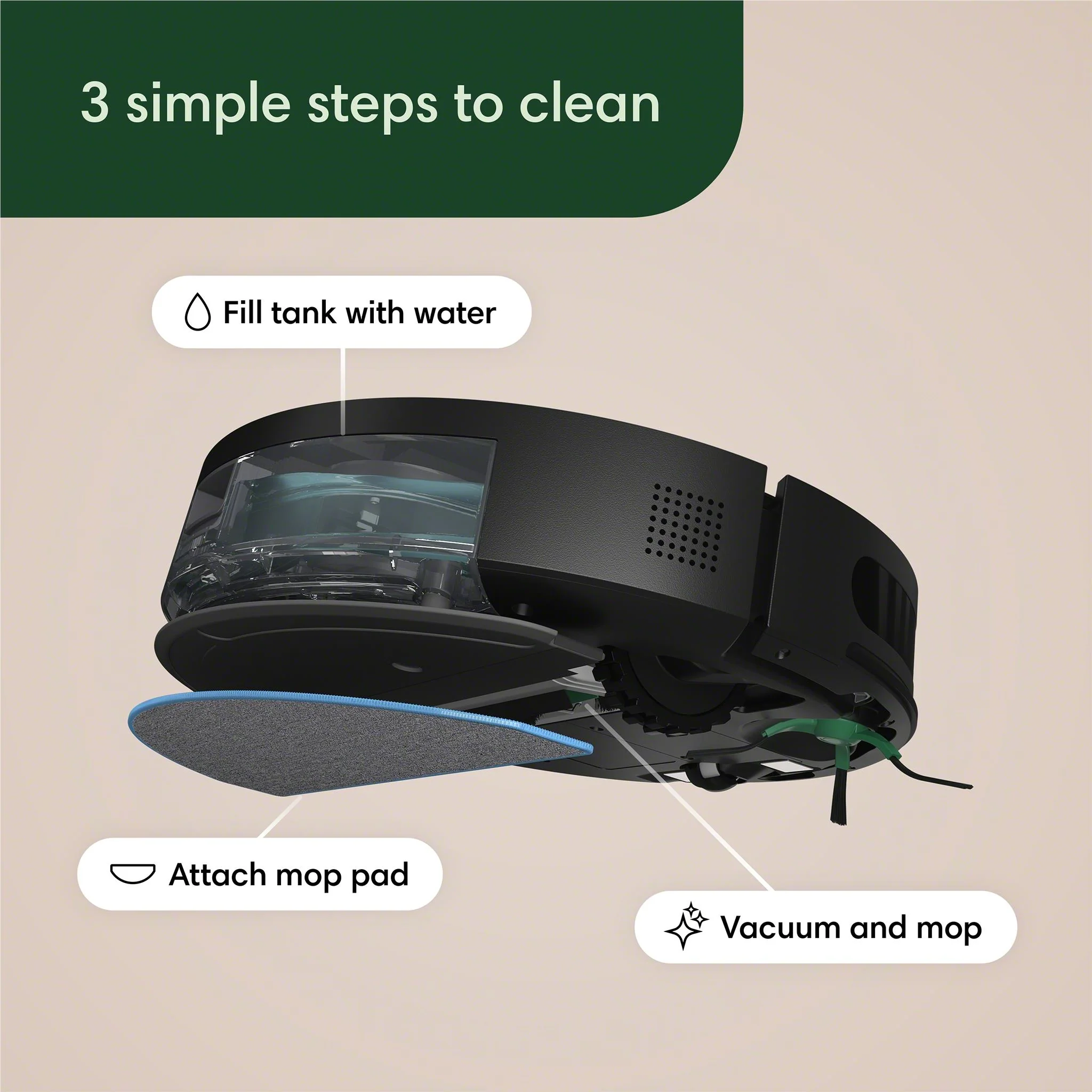 iRobot Roomba Combo Essential Robot Vacuum & Mop - Image 4