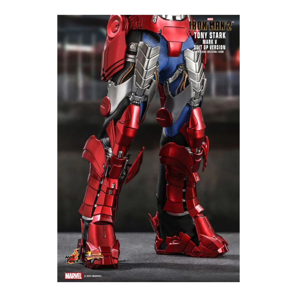 Iron Man 2 Tony Stark Mark V Suit Up 1:6th Scale Collectable - Image 6