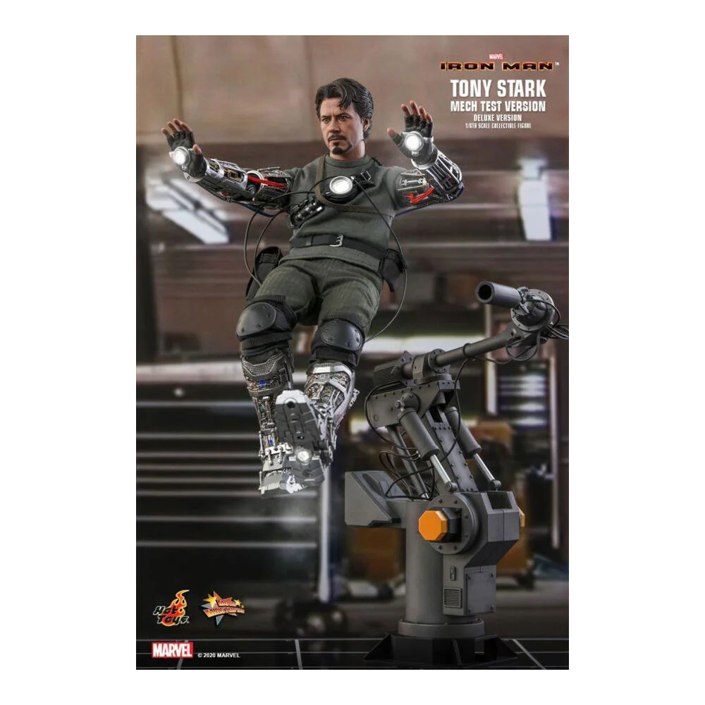 Iron Man 2008 Tony Stark Mech Test Deluxe 1:6 Collectable 30cm - Image 2