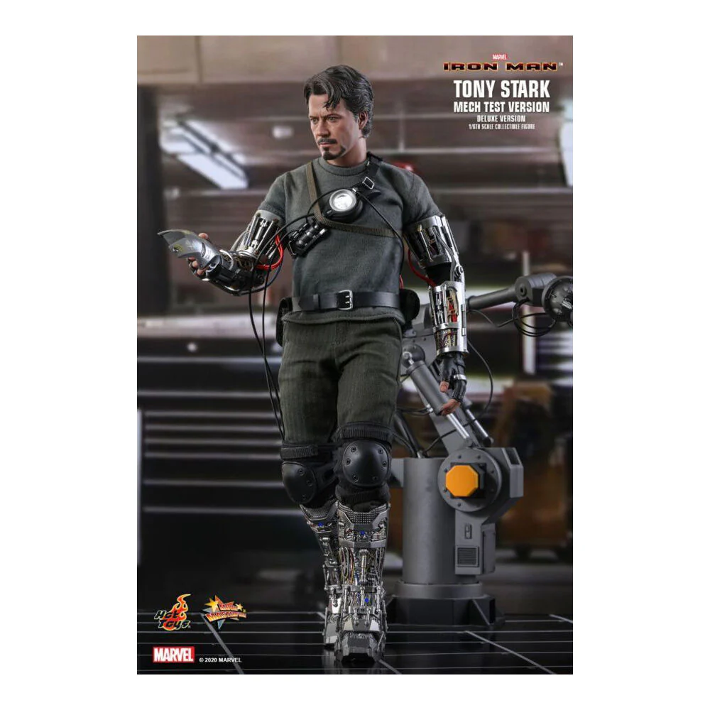 Iron Man 2008 Tony Stark Mech Test Deluxe 1:6 Collectable 30cm - Image 3
