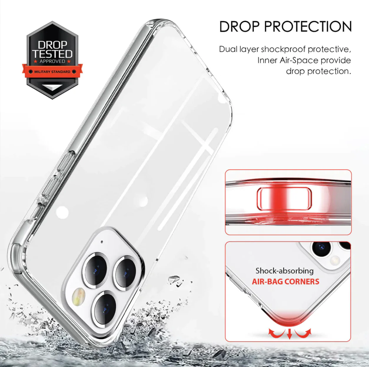 iShield Crystal Palace Clear Case iPhone 6 Plus / 7 Plus / 8 Plus Transparent - Image 4