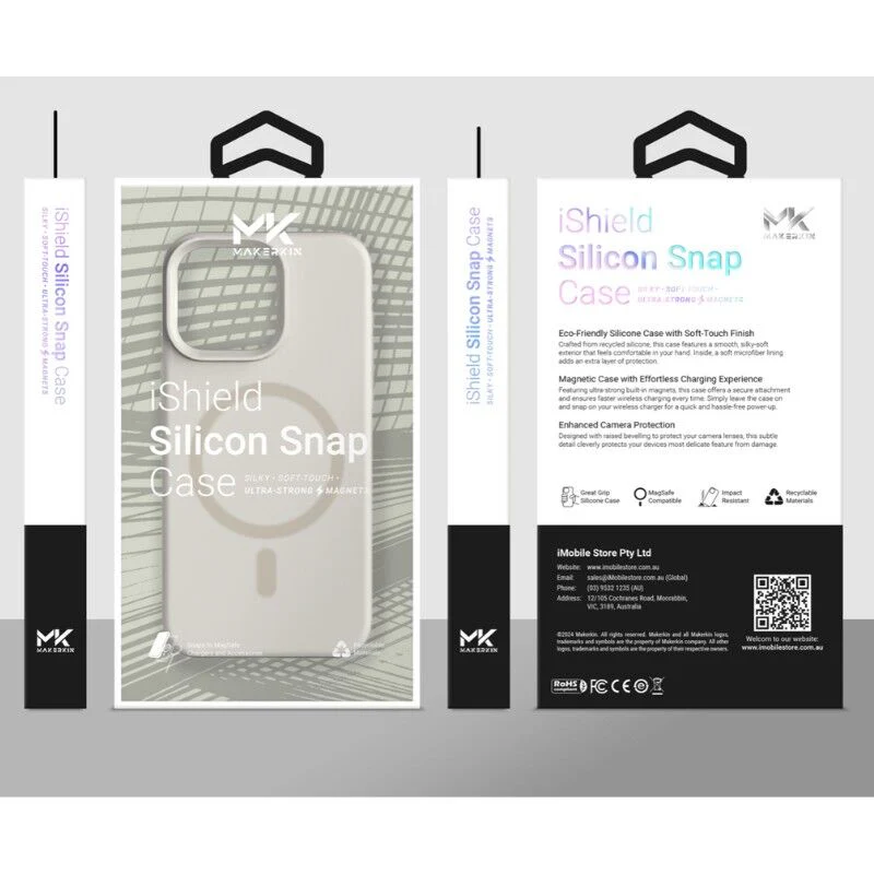 iShield Ultra MagSafe Silicon Case - iPhone 16 Pro Sky Blue - Image 2