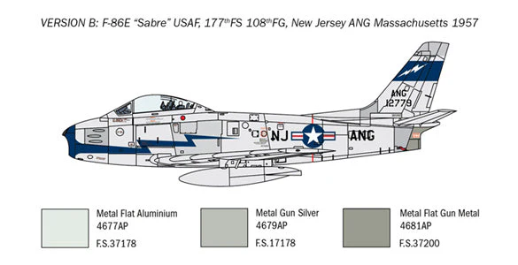 Italeri 1/48 F-86E Sabre - Image 5
