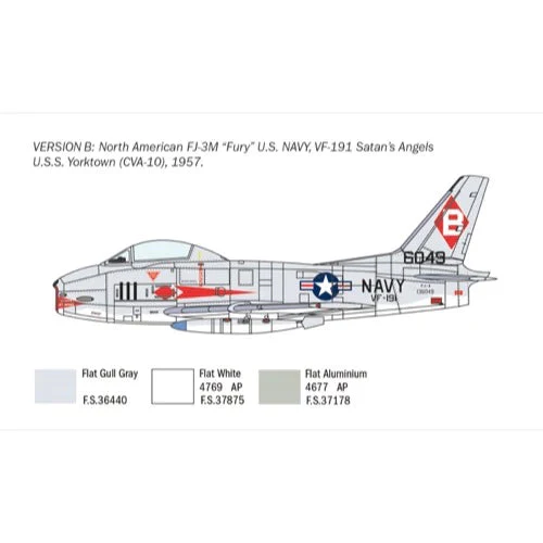 Italeri 1/48 North American FJ2/3 Fury - Image 5