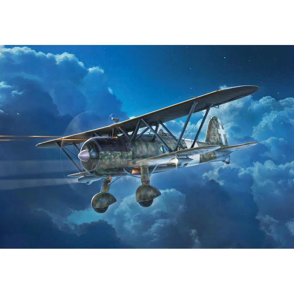 Italeri 1/72 FIAT CR.42 CN Falco Night Fighter - Image 2