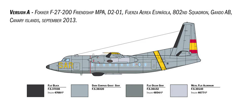 Italeri 1/72 Fokker F-27 Maritime Patrol - Image 4