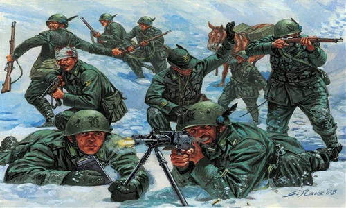 Italeri 1/72 WWII Alpini Italian Mountain Troops - Image 2