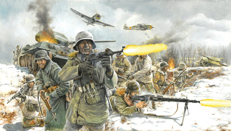 Italeri 1/72 WWII German Infantry Winter Uniform - Image 2