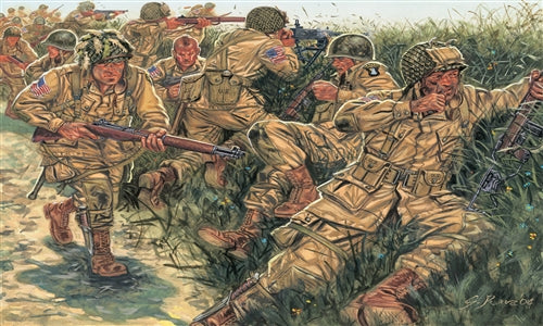 Italeri 1/72 WWII U.S. Paratroopers - Image 2
