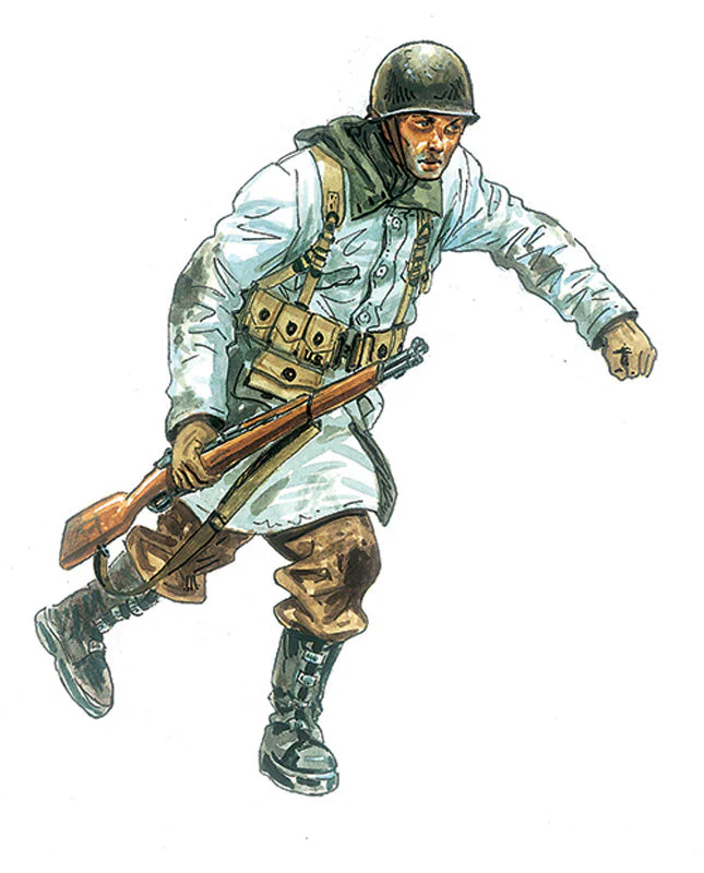 Italeri 1/72 WWII US Infantry Winter Uniform - Image 4