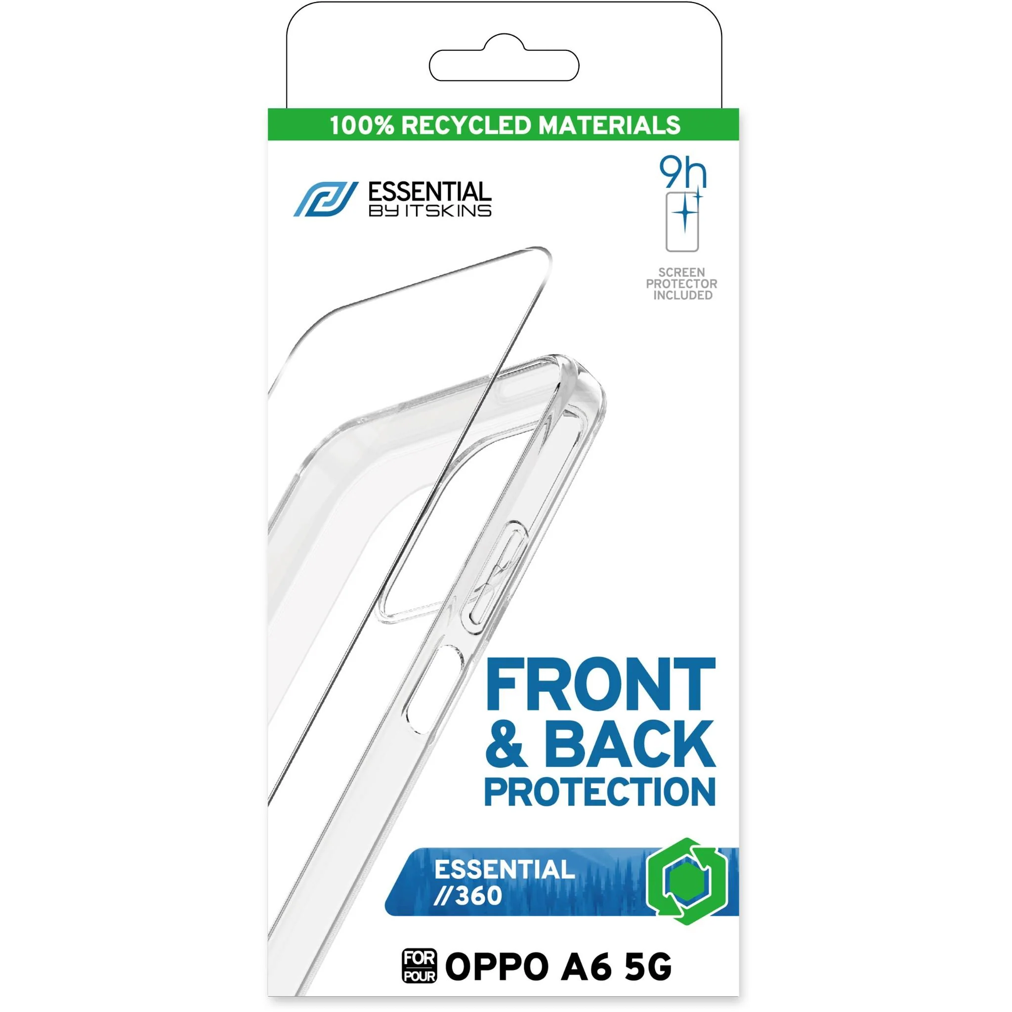 ITSKINS Essentials Bundle Case with Screen Protector for OPPO A6 5G (Clear) - Image 7