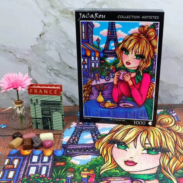 Jacarou 1000pc Cafe Paris Puzzle - Image 3