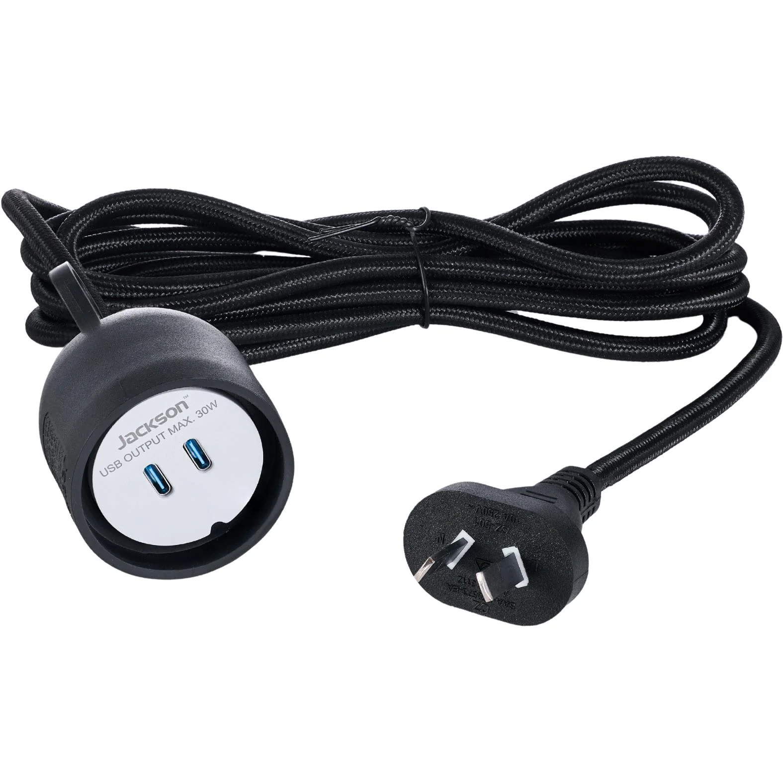 Jackson Raptor 30W Dual USB-C PD30W Charging Lead 3M - Image 4