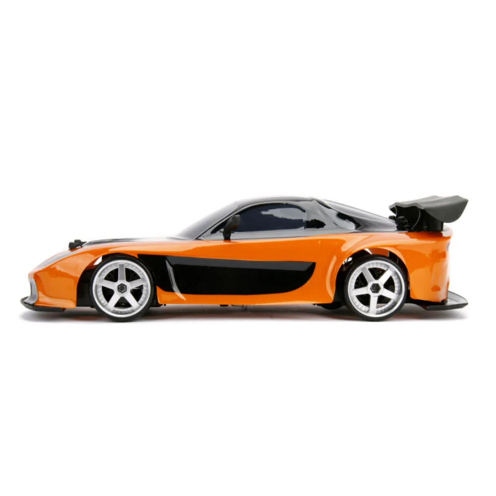 Jada 1:10 Scale Fast & Furious Han's 1993 RC Car Mazda RX-7 Veilside - Image 4