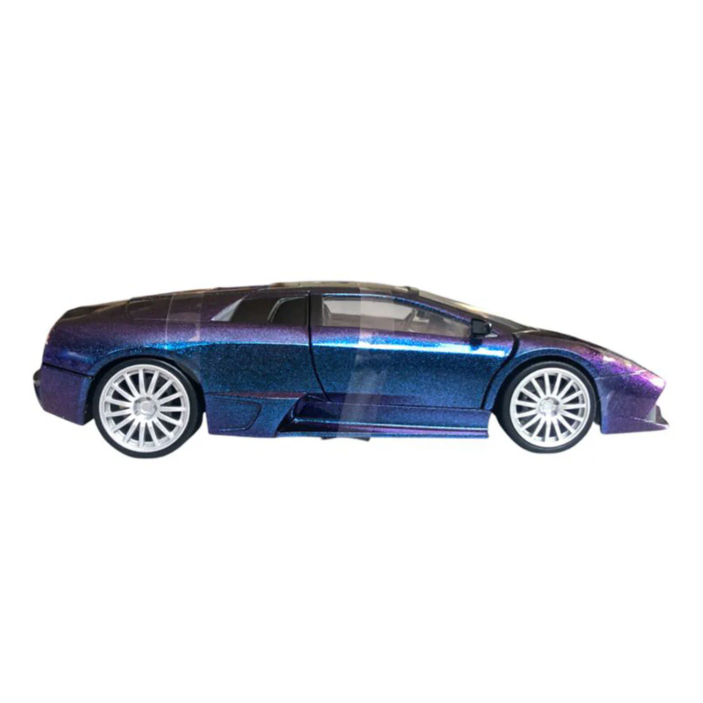 Jada 1:24 Pink Slips Lamborghini Murcielago LP640 Blue Diecast Vehicle Model - Image 4