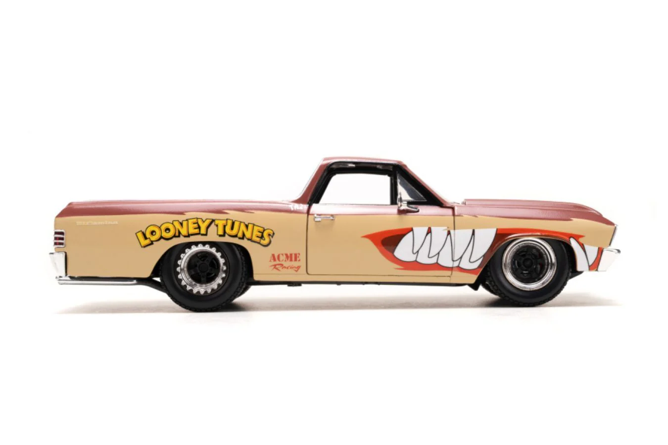 Jada 1:24 Scale Looney Tunes Chevy El Camino With Tassie Devil Diecast Model Toy - Image 7