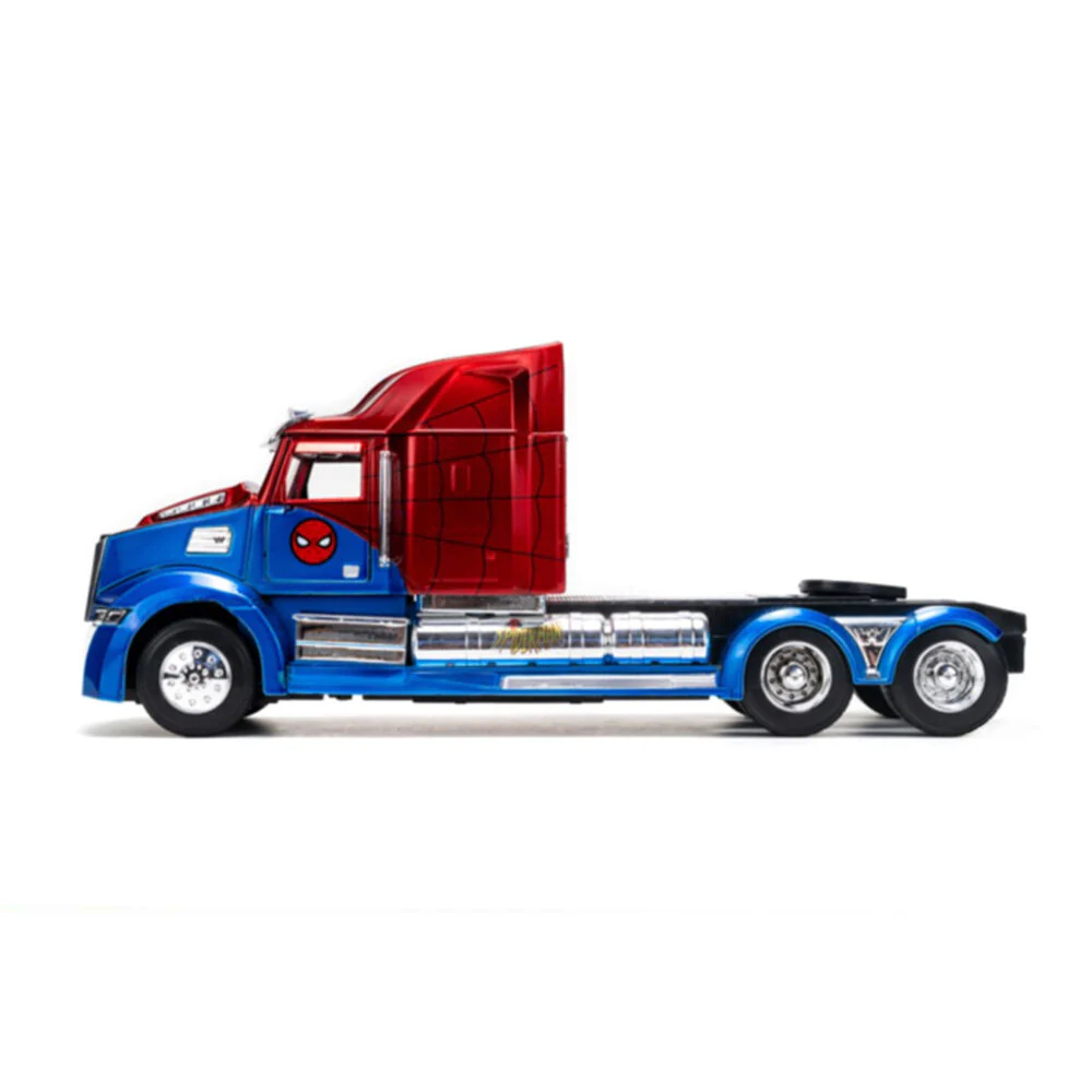 Jada 1:24 Scale Marvel Spider-Man Big Rig Western Star 5700 XE Diecast Model - Image 3