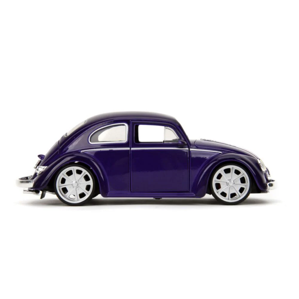 Jada 1:24 Scale Volkswagen Beetle With Wednesday Addams & Thing Diecast Model - Image 5