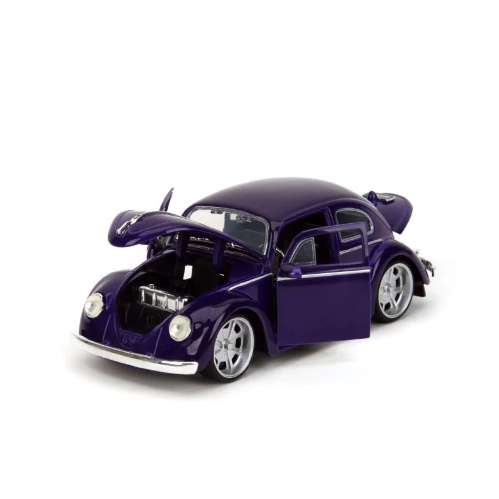 Jada 1:24 Scale Volkswagen Beetle With Wednesday Addams & Thing Diecast Model - Image 7