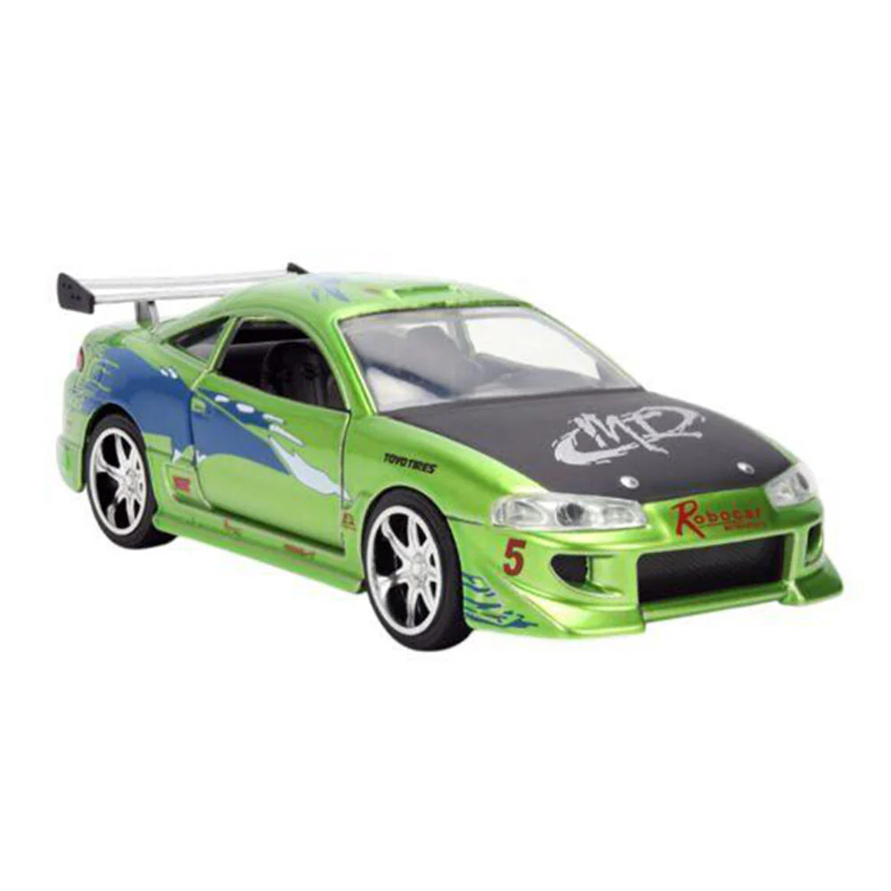 Jada 1:32 Fast & Furious Brian’s 1995 Mitsubishi Eclipse Anniversary Diecast Car - Image 4