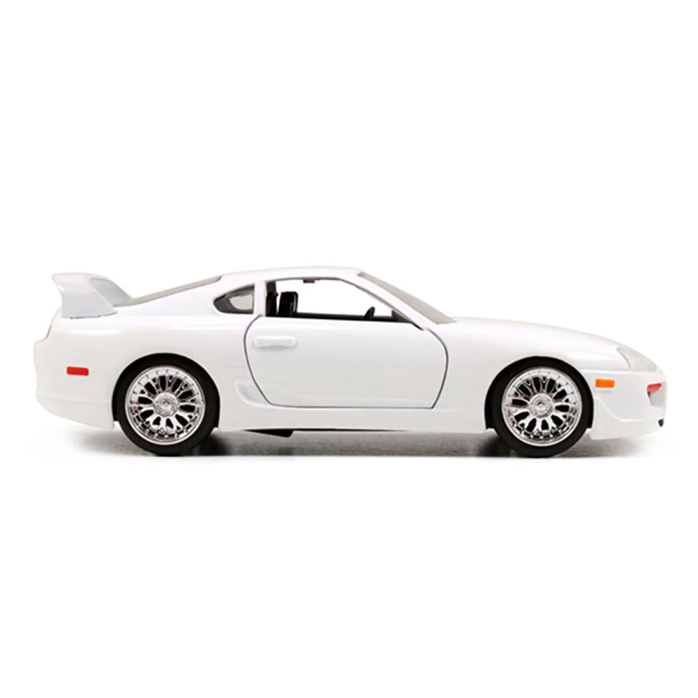 Jada 1:32 Scale Fast And Furious 1995 Toyota Supra White Diecast Vehicle Model - Image 3