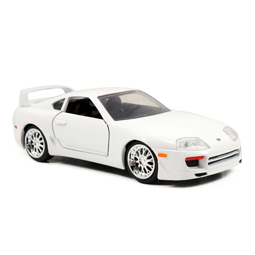 Jada 1:32 Scale Fast And Furious 1995 Toyota Supra White Diecast Vehicle Model - Image 4