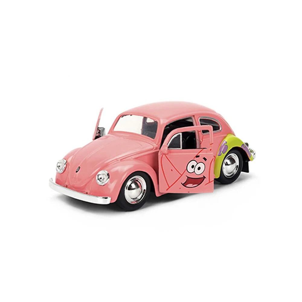 Jada 1:32 Scale Spongebob Squarepants 1959 Volkswagen Beetle Diecast Model - Image 3