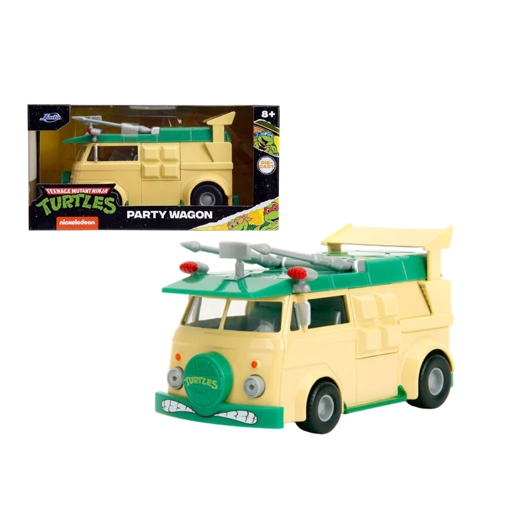 Jada 1:32 Scale Teenage Mutant Ninja Turtles Party Wagon Diecast Model Car - Image 2