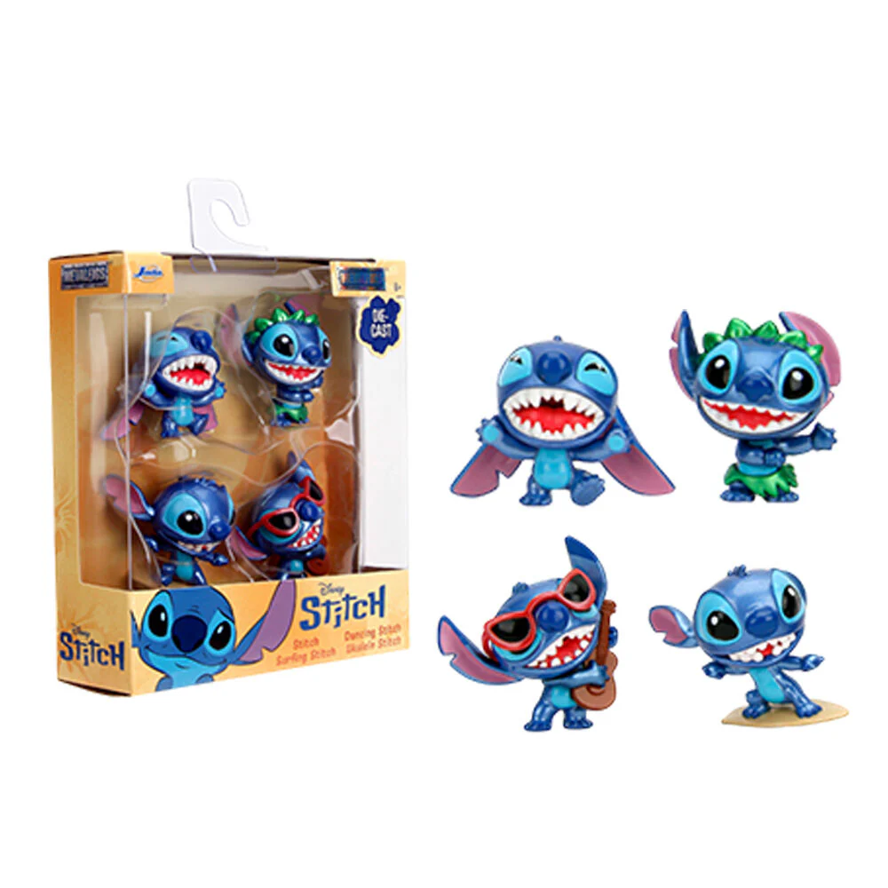 Jada Disney Stitch 2.5" Metalfigs Diecast Figure 4-Pack - Image 2