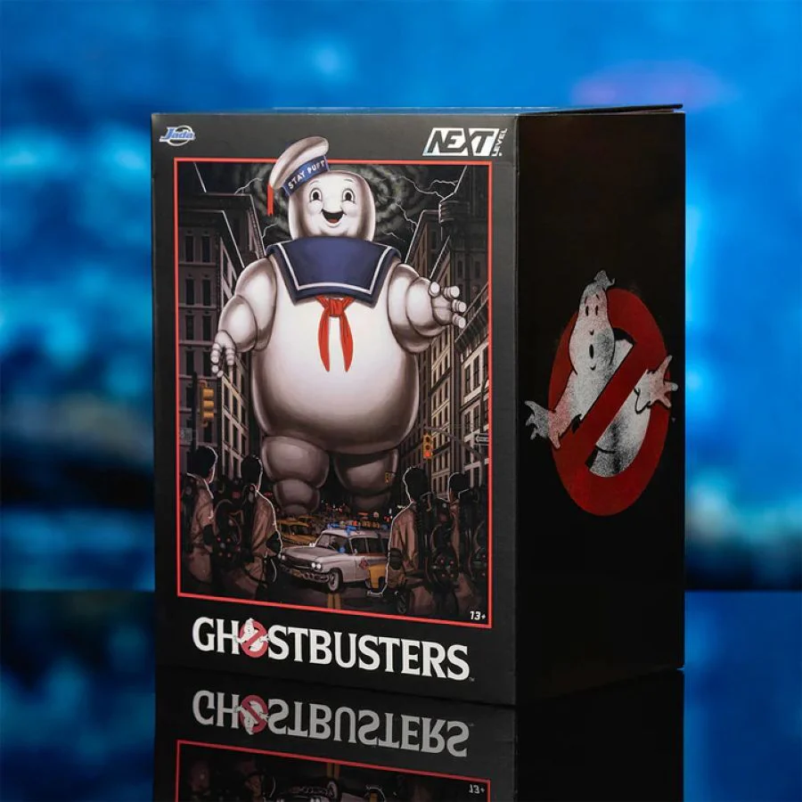 Jada Ghostbusters Stay Puft Marshmallow Man 6" With Ecto-1 Next Level Nano Set - Image 6