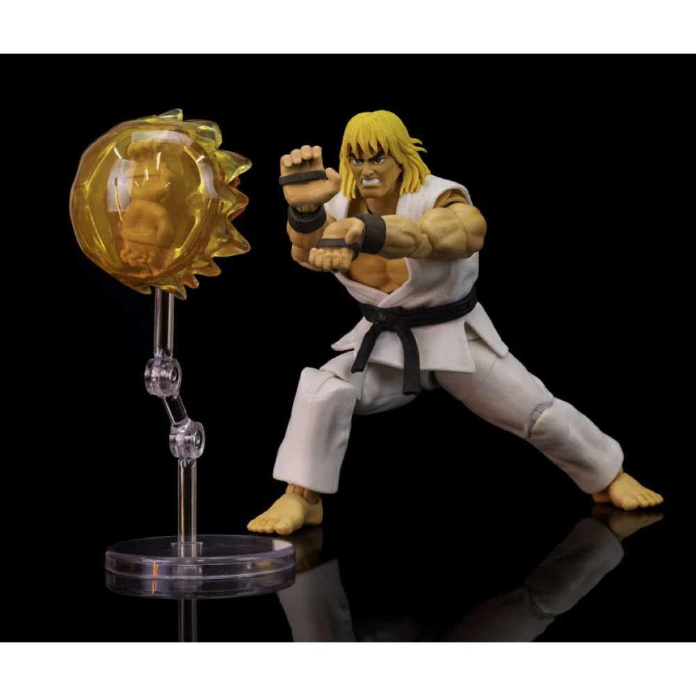 Jada Toys Street Fighter II 6" Ken Collectable Classic Action Figure Toy - Image 6