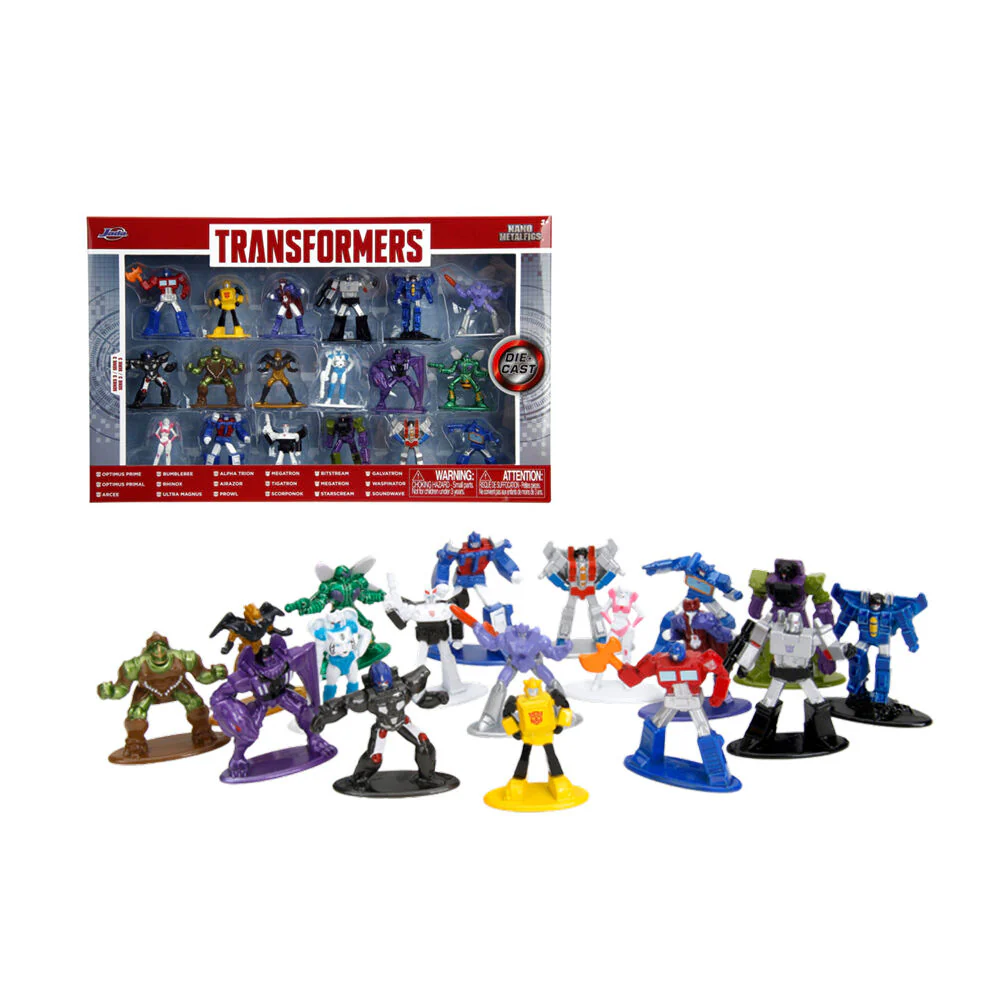 Jada Transformers Nano MetalFigs Series 3 18-Pack Diecast Figure - Image 2
