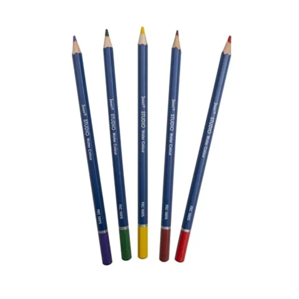 Jasart Studio Art Blending Watercolour Pencil Tin Set [12-Piece] - Image 3